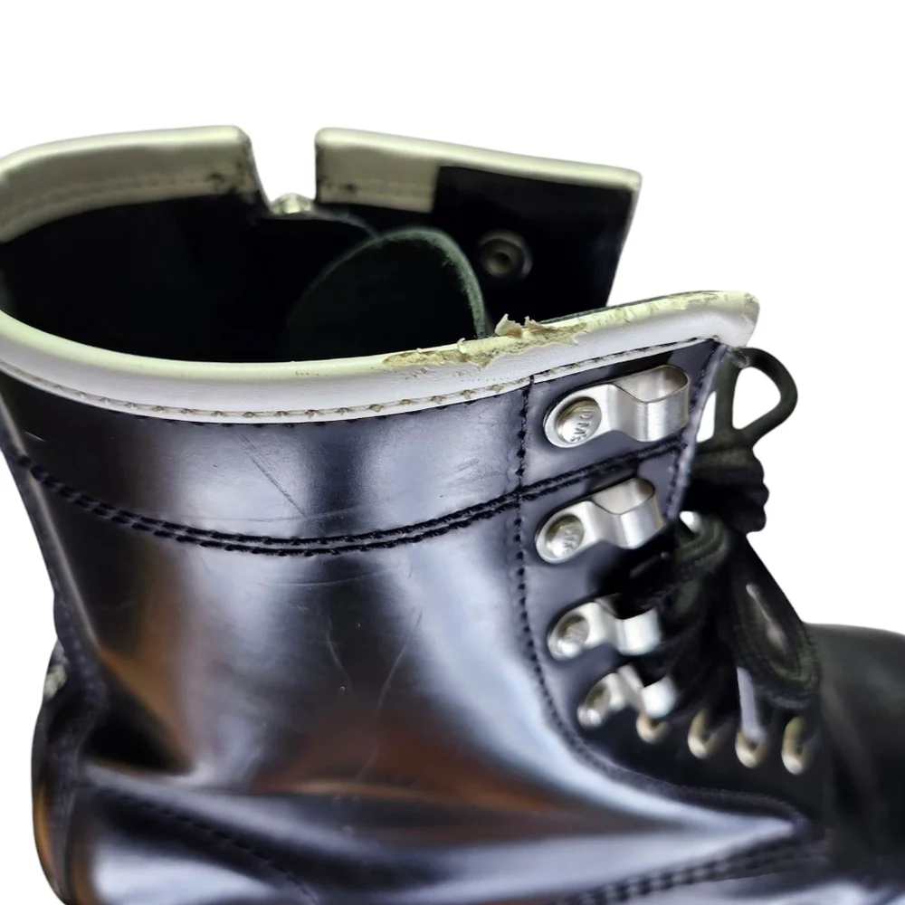 Dr. Martens 1460 Lace and Zipper Leather Boots (6USM) - Picture 13 of 14